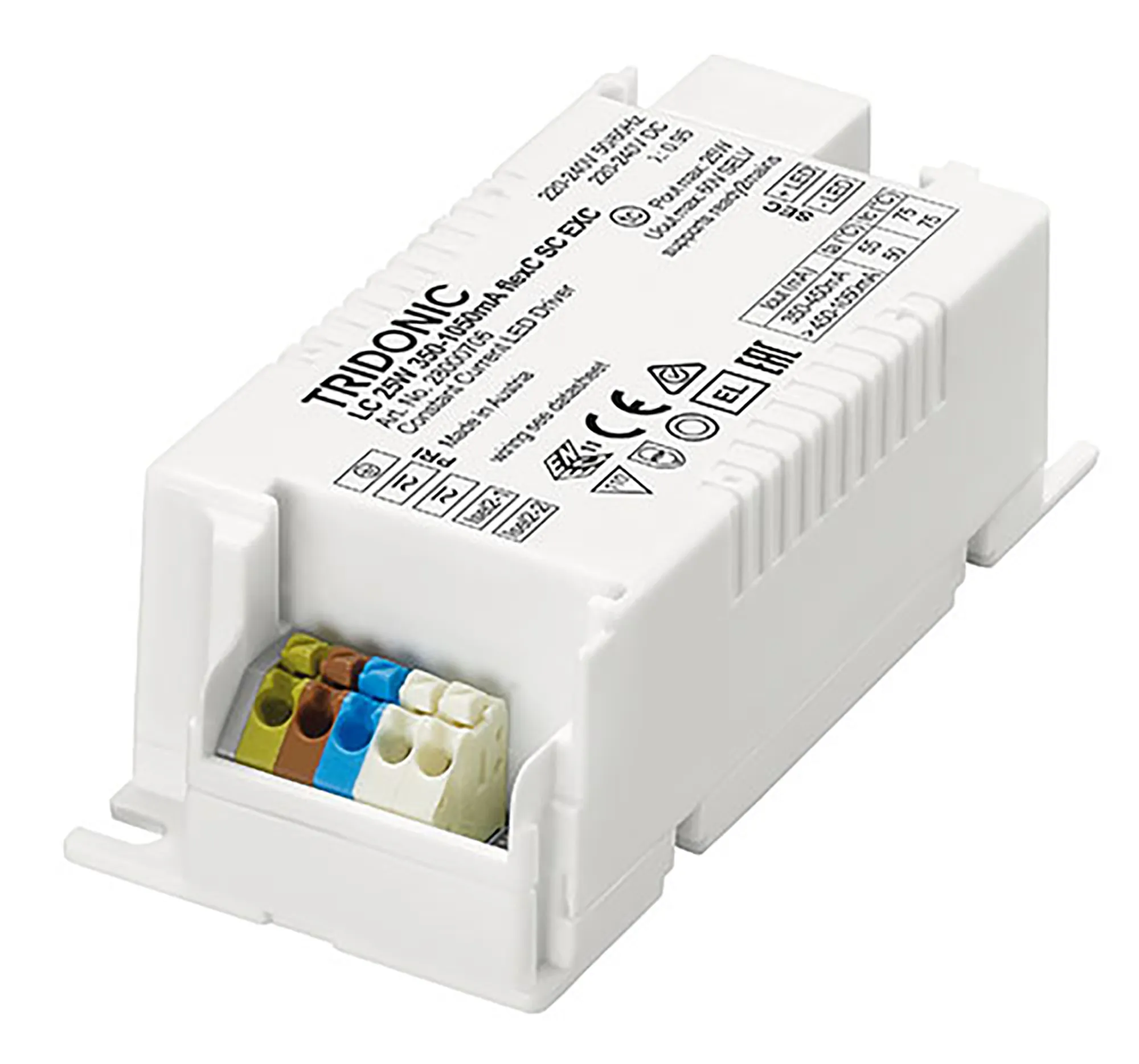 25W 350-1050mA flexC SC EXC Constant Current LED Driver 28000706  Tridonic LC
